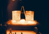 The Set for Perseus during LGHS rehearsals.