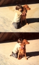 Me with a dog